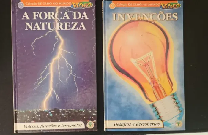 Lote 6 Livros coleção De Olho no Mundo - Revista Recreio