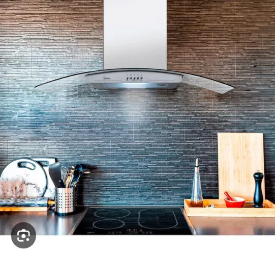 Coifa Midea Vidro Curvo 90 cm 110 V