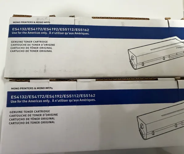 02 Toners Originais OKI 45807115 - ES4132 / ES4172 / ES4192 / ES5112 / ES5162 - Novo