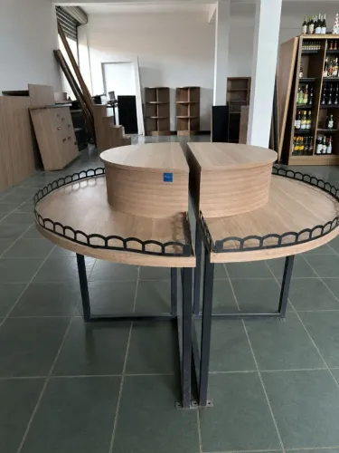 ILHA EXPOSITORA GOURMET PREMIUN - MDF E METALON