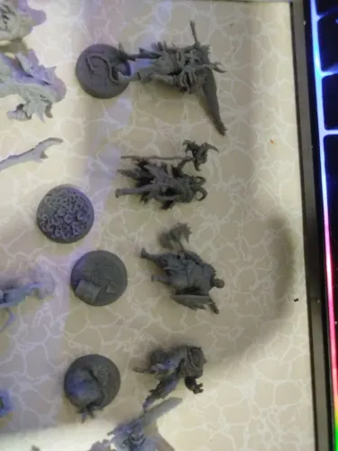 Lote de Miniaturas impressa em resina abs