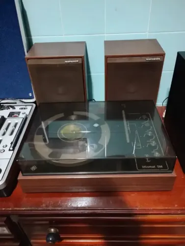 Vitrola Telefunken Liftomat SM Anos 70 - Original - Funcionando