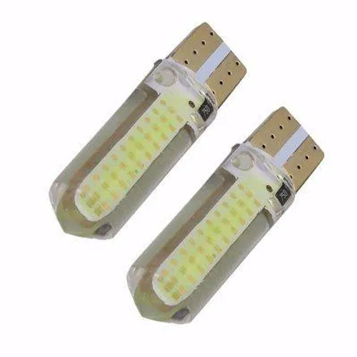 Par De Lâmpada Silicone Pingo Led Cor azul - T10 W5w