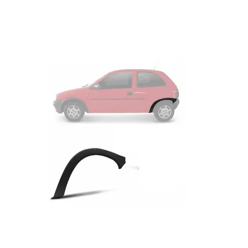 Moldura Paralama acabamento alargador Friso Traseiro GM Corsa Hatch 1994 a 2002 2/4 Portas