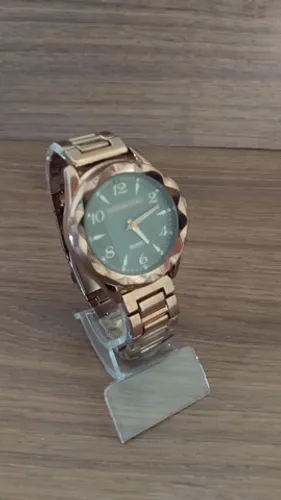Relógio feminino rose gold