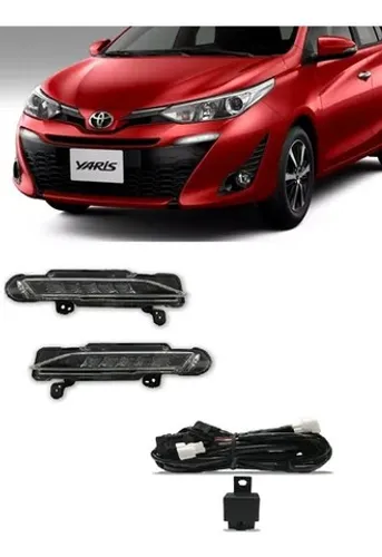Kit Drl Daylight Com Seta E Led Toyota Yaris 2018 2019 2020
