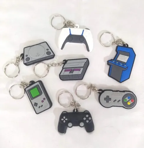 Chaveiros Gamer - NerdDog Store Consoles Snes PSOne Arcade Gameboy Controle Games Nerd