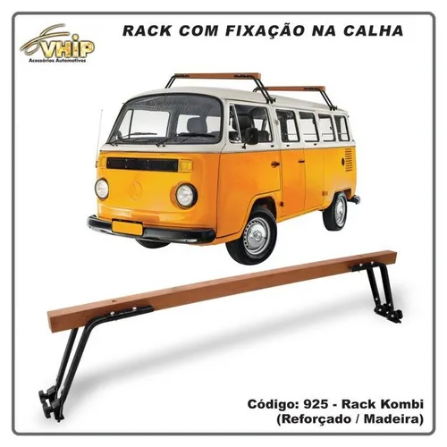 Rack Teto Kombi Travessa Madeira 