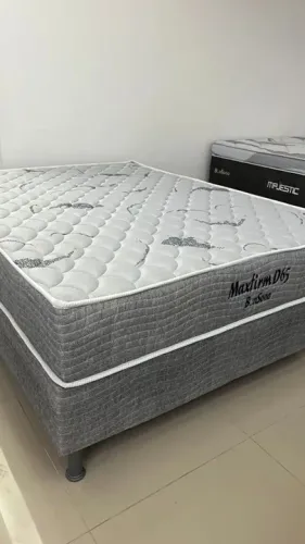Conjunto box casal bon sono D.65 max firme ortopédico 100%espuma 