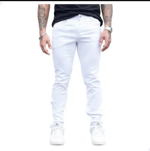 Calça Branca Masculina Skinny
