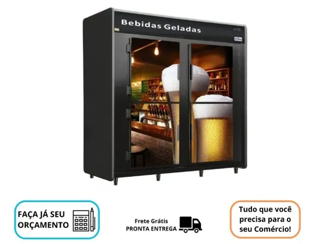 Cervejeira 4 Portas Frilux Nova 220v