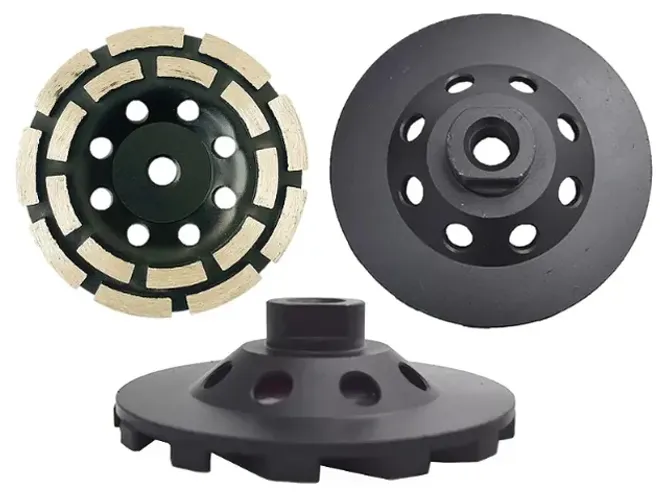 Rebolo Diamantado Segmentado Duas Linhas 115 Mm M14 Sparta