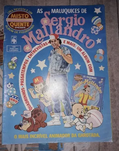 Álbum Sem Figurinhas - Sérgio Malandro (Só o Álbum)