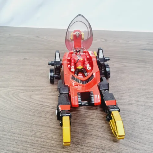 Power Ranger Super Samurai Mega Zord Transporter Fogo Bandai