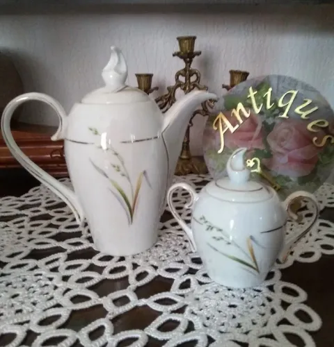 Bule Açucareiro Porcelana Schmidt 