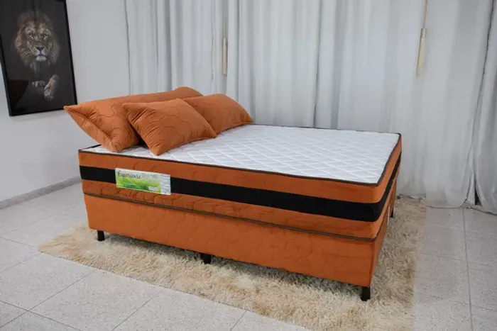 Box + Colchão Casal Espuma D45 Max RF 5328m