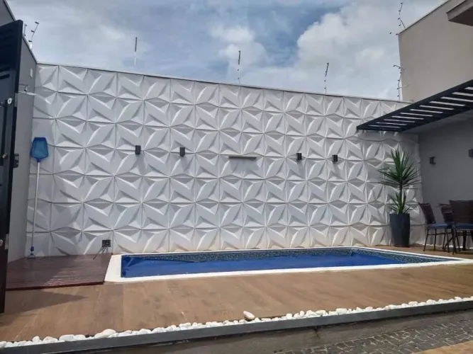 Paineis 3D para Revestimento em piscina