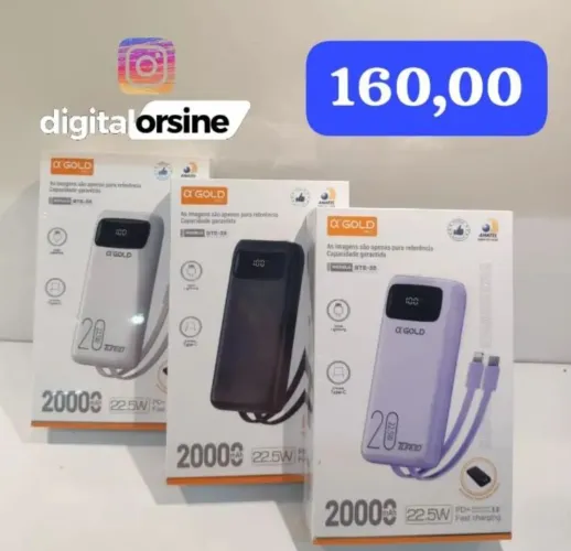 Power Bank 20000mAh 22.5W - O'Gold