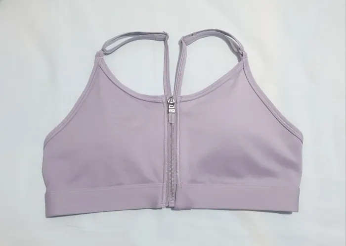 Top Nike Dri-Fit  Indy Zip-Front Feminino