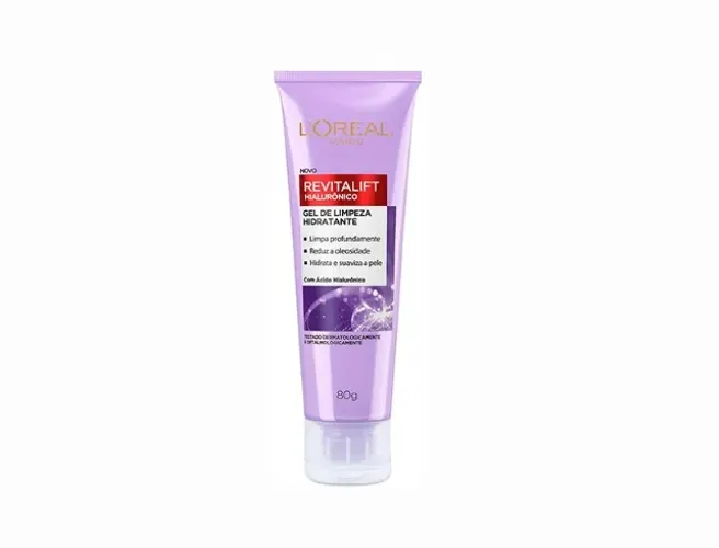 Gel Limpeza Facial Hialurônico Anti-idade L'Oréal Paris Revitalift 80g