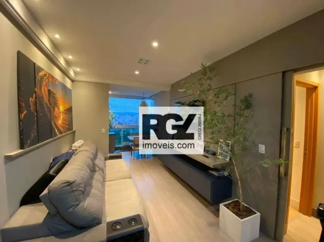 Apartamento com 2 dormitórios à venda, 77 m² por R$ 1.220.000,00 - Ponta da Praia - Santos