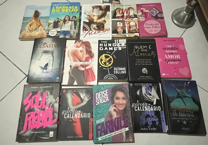 Livros novos, usados e conservados, coleção, diversos autores