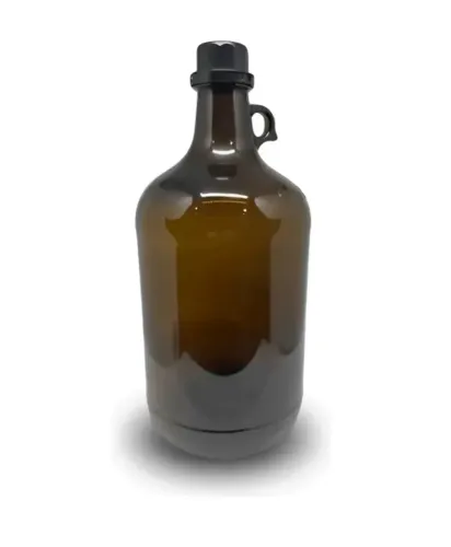 2 Garrafões Growler Ambar Vidro 4 litros