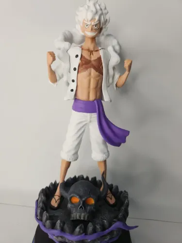 Action Figure Luffy - Gear 5 30 cm Colecionaveis Anime Impressão 3D One Piece