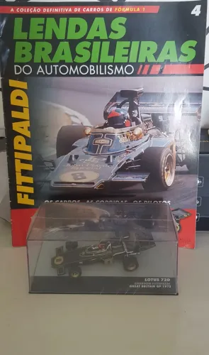 Lendas brasileiras do automobilismo Lotus 72D Fittipaldi