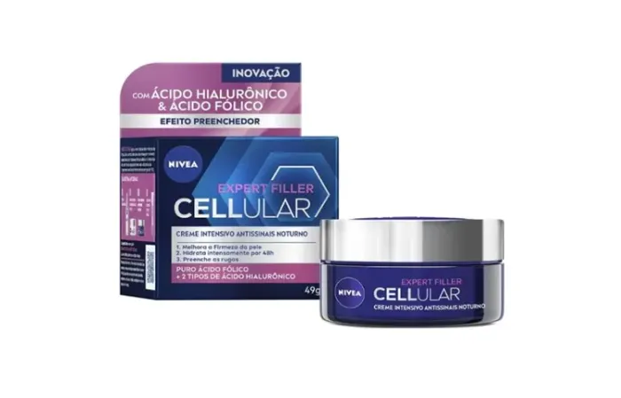 NIVEA Creme Facial Antissinais Cellular Filler Noite 