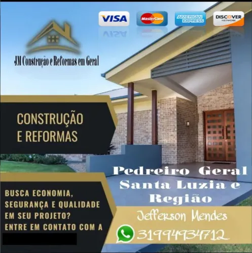 Jefferson Pedreiro Sta Luzia e região