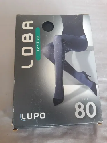 Meia Calça Lupo Loba Fio 80 Acrílico - CHUMBO P - ITEM NOVO