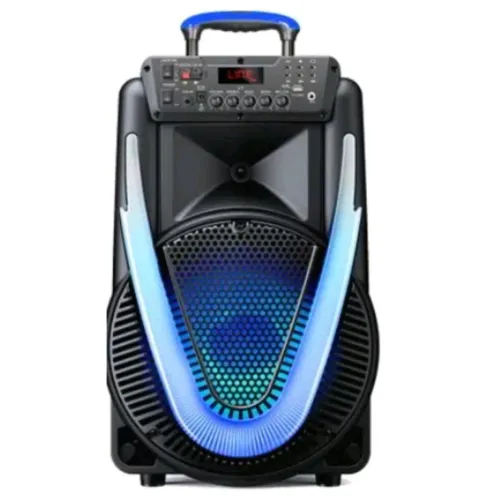 Caixa de Som Multilaser SP 396 800w bluetooth fm usb aux bat recarregavel