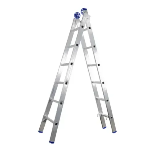 Escada Extensiva de Alumínio 6X2 degraus Mor #N