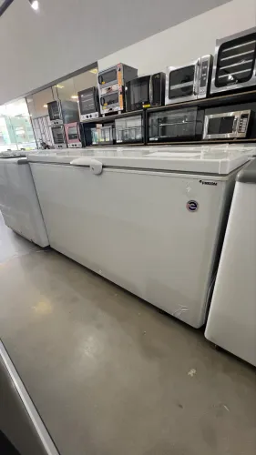 Freezer horizontal 503L tampa única Fricon - pronta entrega 