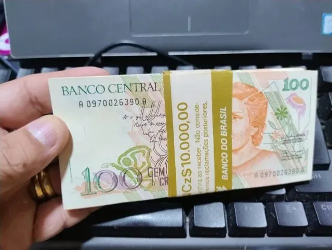 100 Cédulas Antigas 100 Cruzeiros (1991) 