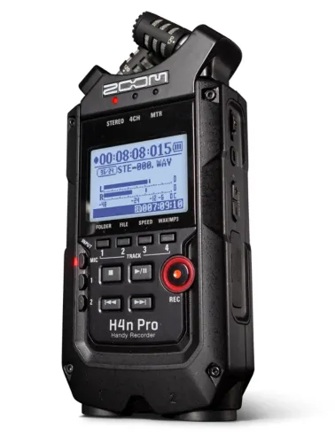 Gravador Digital Zoom H4n Pro All Black 4x Entradas