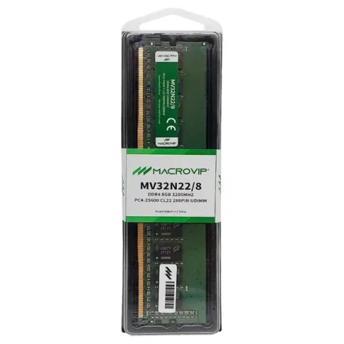 Memória Macrovip, 8GB DDR4, 3200mhz, Desktop - Instalamos - Loja COimbra Computadores 