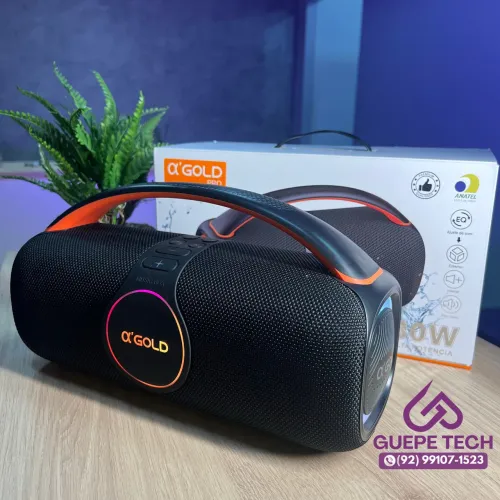 Caixa De Som Gold 80W Original - OFERTA LIMITADA