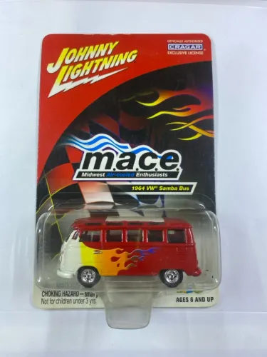 Johnny Lightning Kombi MACE - 1964 VW Samba Bus