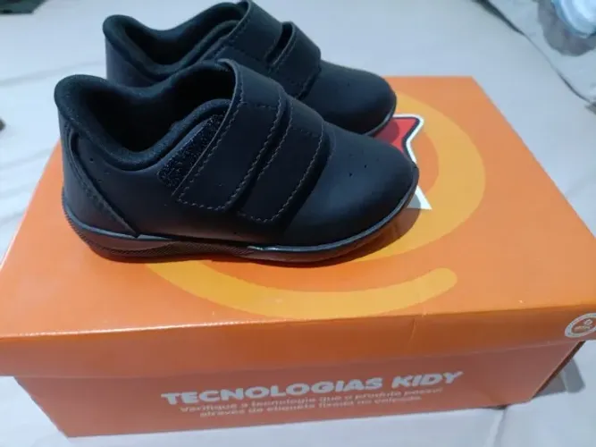 Tênis Infantil Escolar Kidy Usefull Miami Com Velcro 23