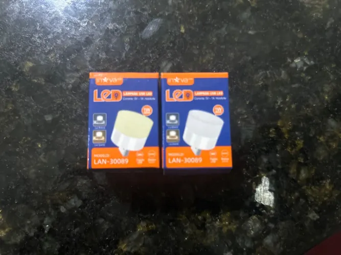 Lâmpada USB LED Inova Lan-30089 (2 unidades)