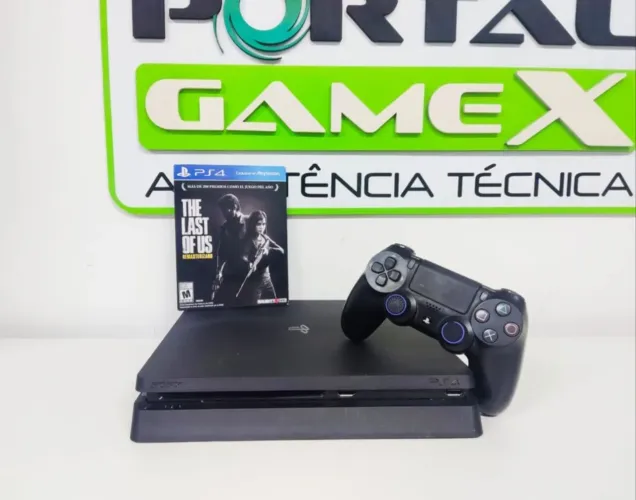 PS4 SLIM 500 GB SEMI-NOVO 