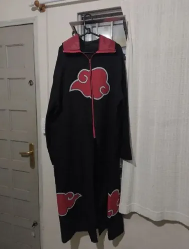 Manto da Akatsuki do anime Naruto para Cosplay (Aceito Trocas)