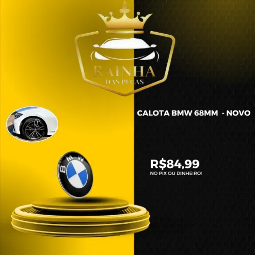 Calota Bmw 68mm  - NOVO 
