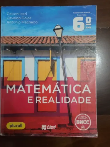 Vendo livro de Matemática do 6° ano. Ed. Atual