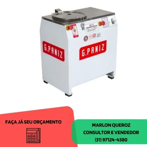 Amassadeira Rápida G-Paniz 15KG Nova 220v