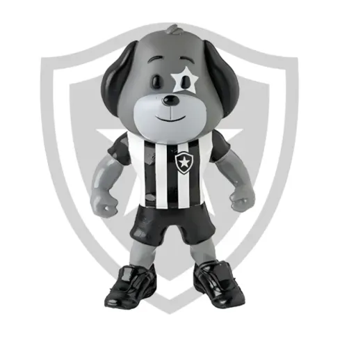 Boneco Mascote Botafogo 12cm Biribá Oficial Futebol