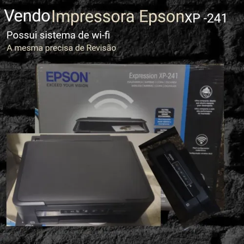 São (2) Impressora Epson XP-241 - Wi-Fi  ( e uma Hp )