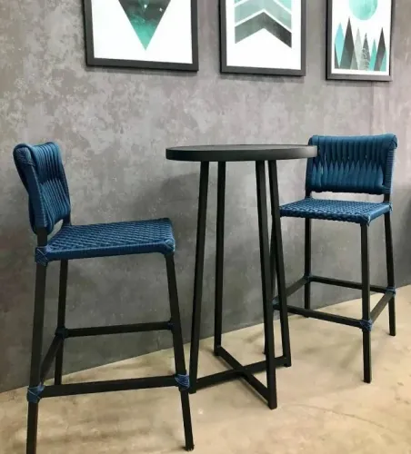 CONJUNTO BISTRÔ DE TRICÔ NÁUTICO